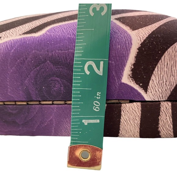 California Accessories Sunglass hard shell Case-purple and black NWT - Picture 7 of 8